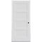 Trimlite Primed 4Panel Equal Panel Interior Shaker 20 Min Fire Rated 49/16" LH Prehung 3068134PRI844420MLH15M4916 - alternate 1